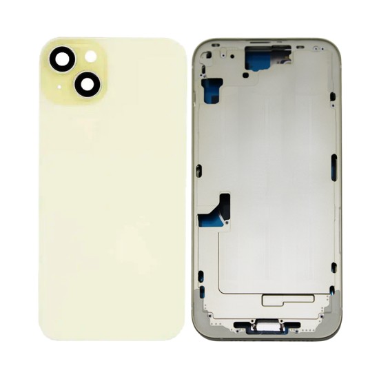 Tampa Traseira+Frame Apple iPhone 15 Plus Amarelo